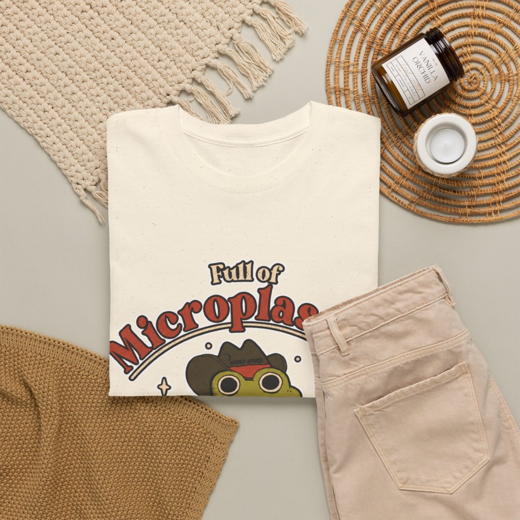 T-Shirt: Cowboy Frog Microplastics Graphic