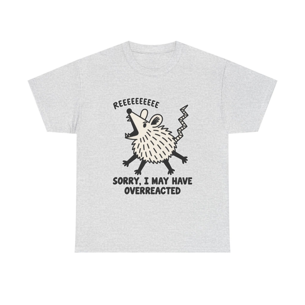 Opossum Overreaction Graphic T-Shirt