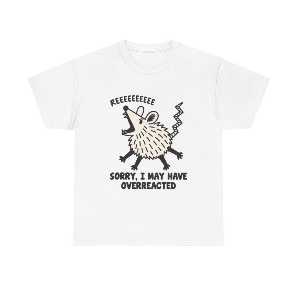 Opossum Overreaction Graphic T-Shirt