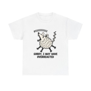 Opossum Overreaction Graphic T-Shirt