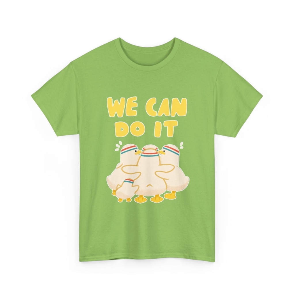 White 'We Can Do It' Duckling Huddle Graphic Tee