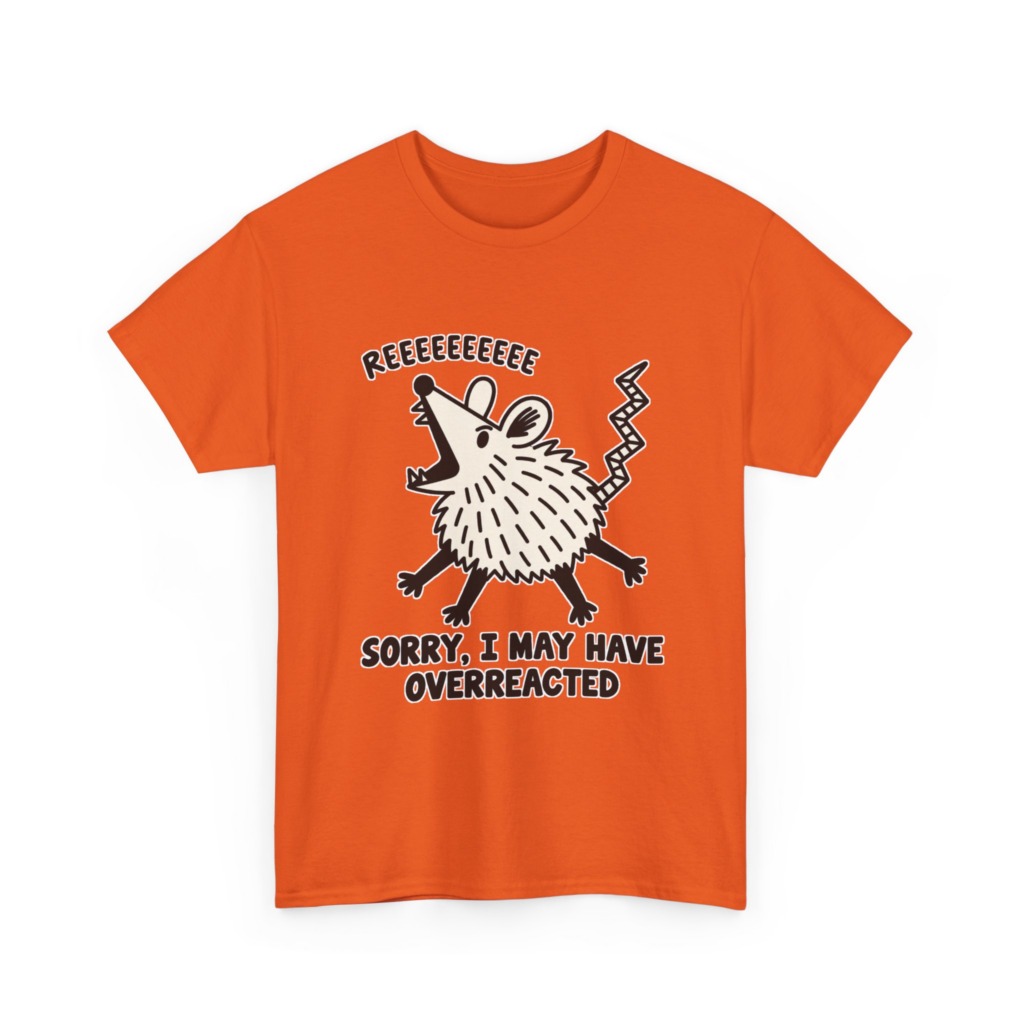 Opossum Overreaction Graphic T-Shirt