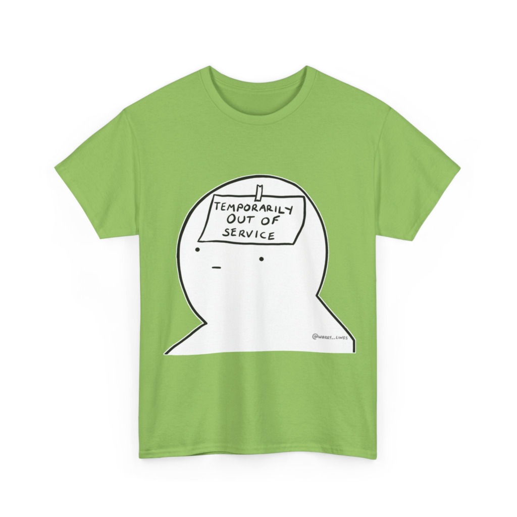 Graphic T-Shirt: Temporarily Out of Service Head