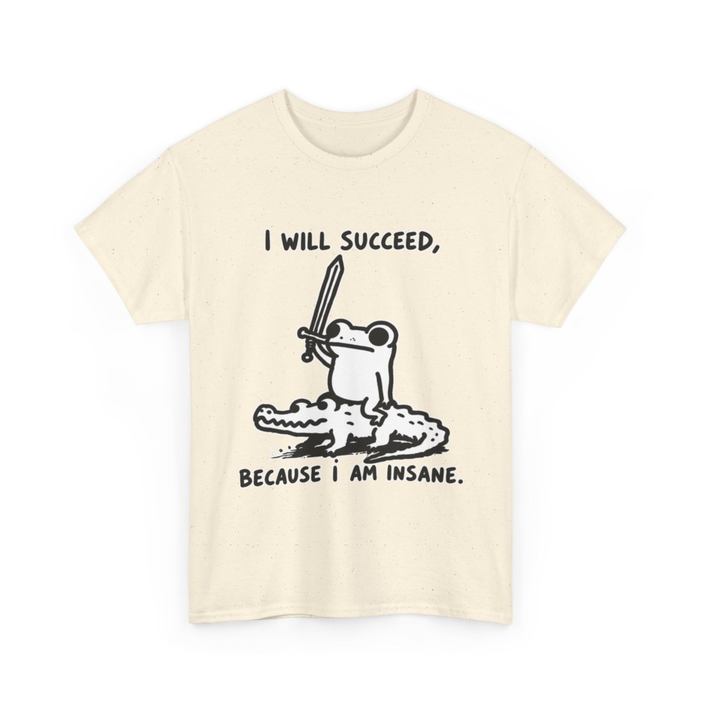 Graphic T-Shirt: Insane Frog Rider with Sword