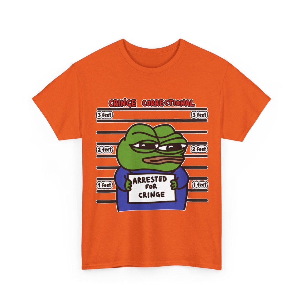 Pepe the Frog Cringe Correctional T-Shirt