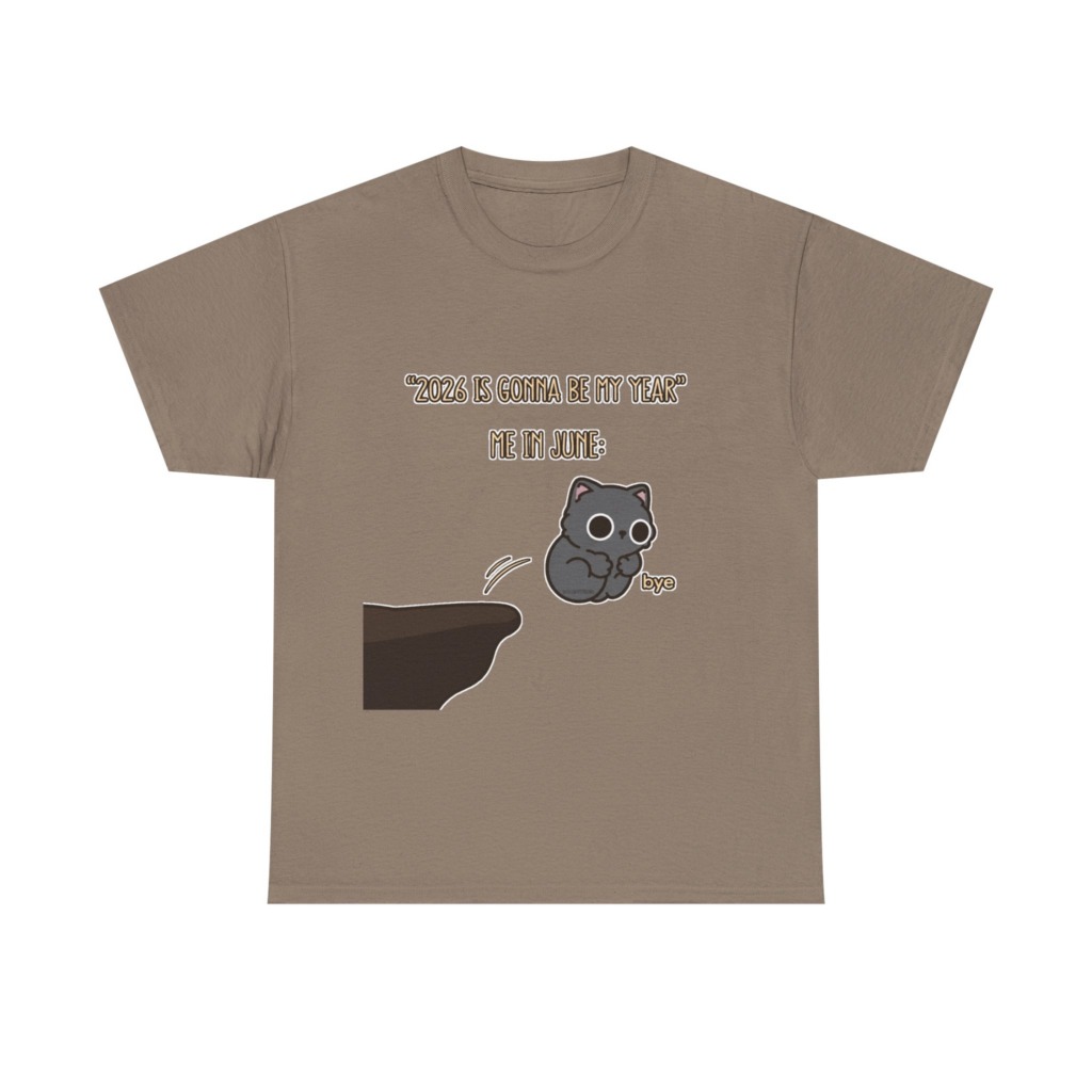 T-Shirt: '2026 Is My Year' Bubu Cat Meme Print