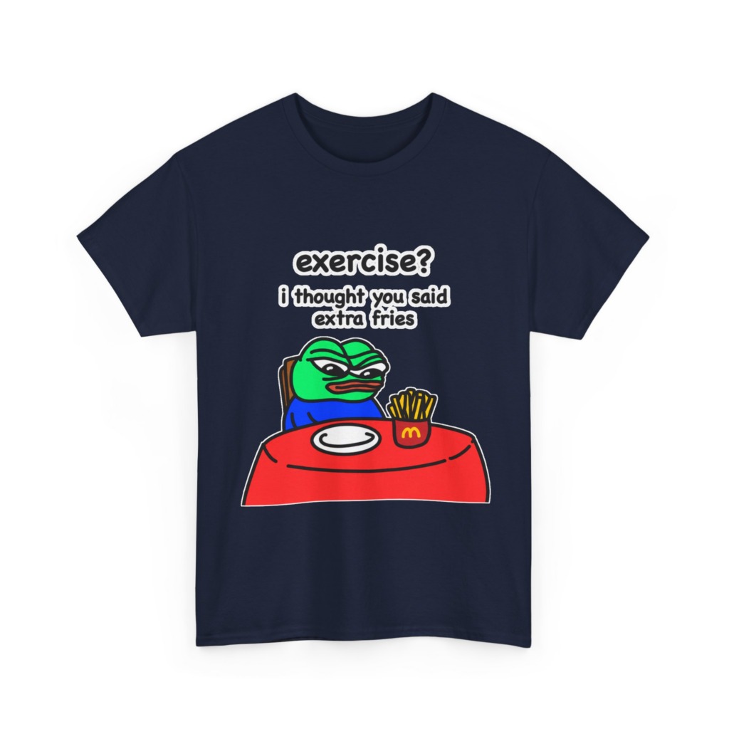 Pepe the Frog 'Extra Fries' Graphic T-Shirt