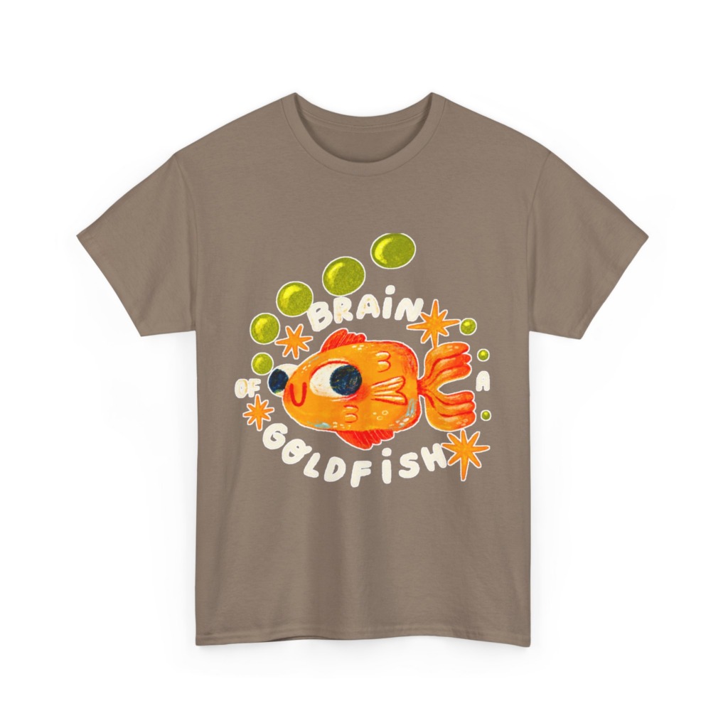Goldfish 'Brain of a Goldfish' Graphic T-Shirt