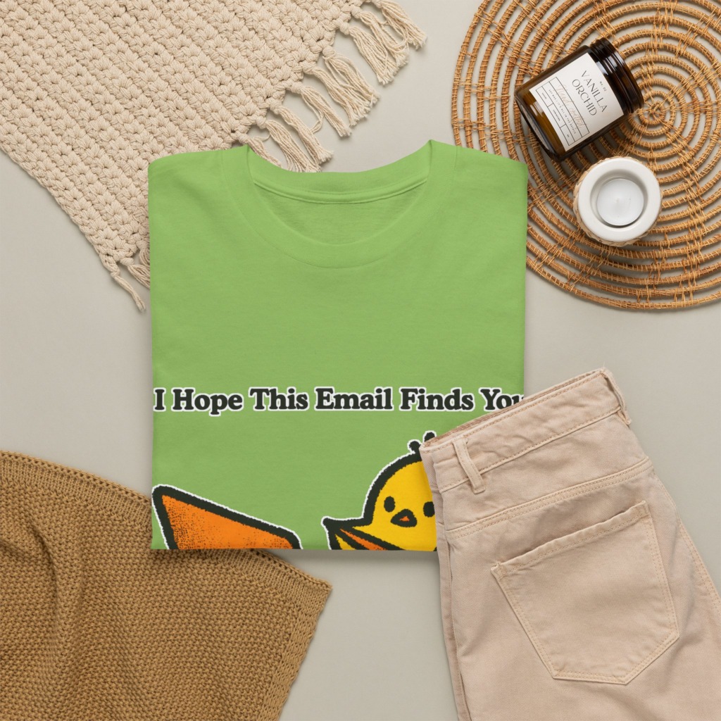 T-Shirt: "Email Finds You Before I Do" Chick