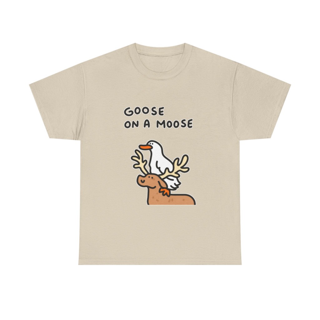 Goose on a Moose Graphic T-Shirt