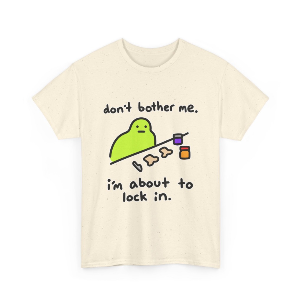 Lime Blob 'Lock In' Graphic T-Shirt