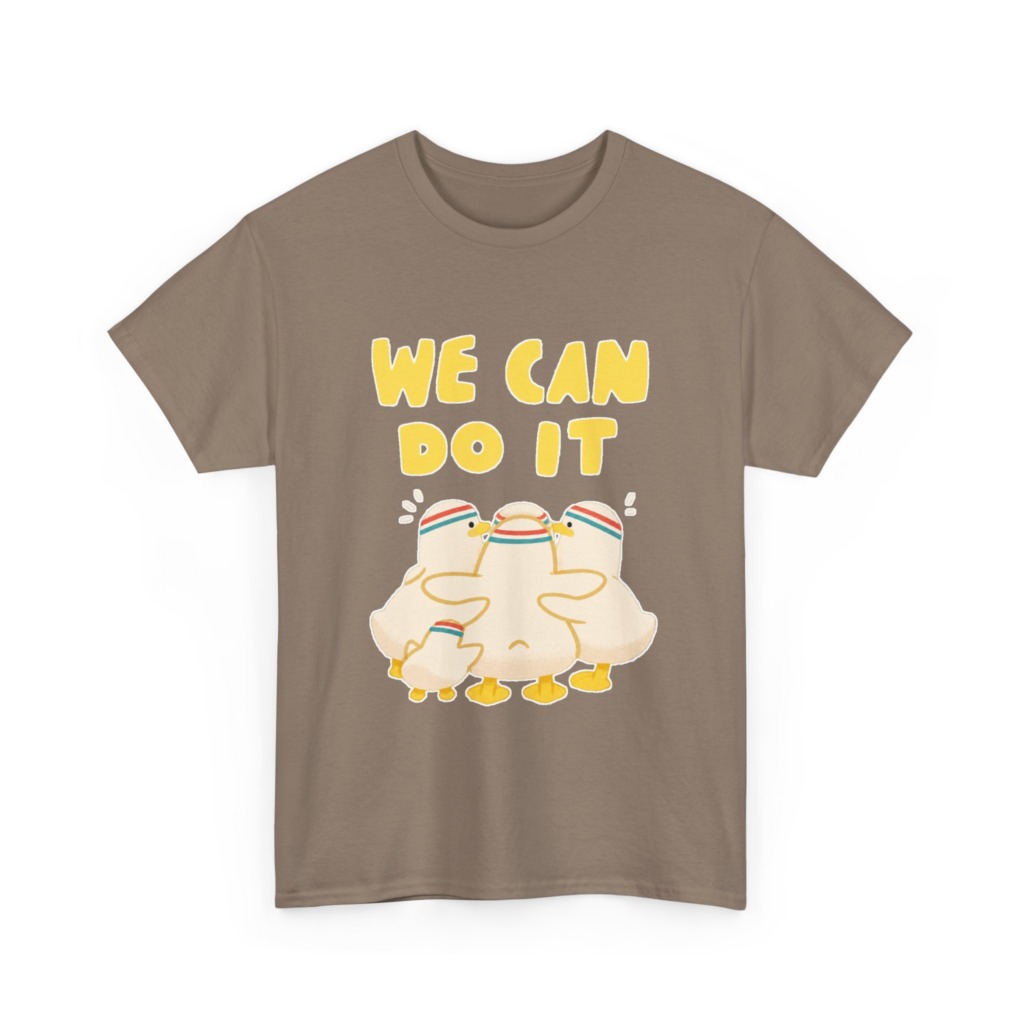 White 'We Can Do It' Duckling Huddle Graphic Tee