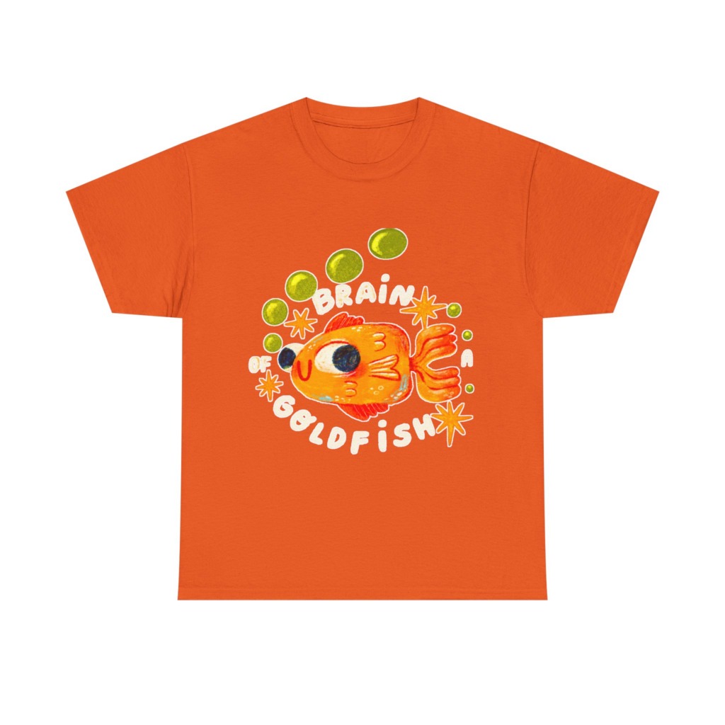 Goldfish 'Brain of a Goldfish' Graphic T-Shirt