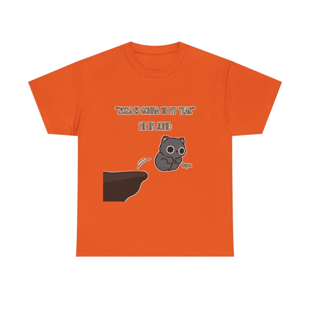 T-Shirt: '2026 Is My Year' Bubu Cat Meme Print