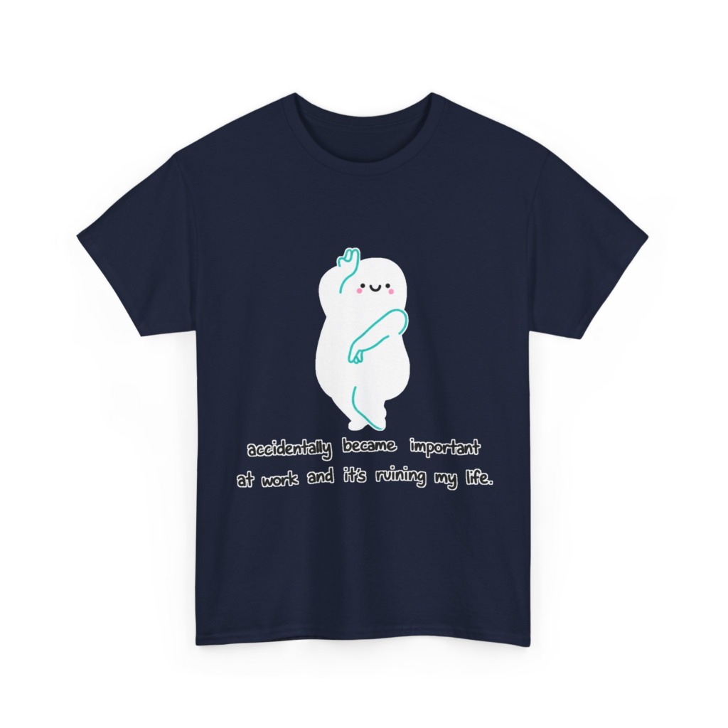 White "Accidentally Important" Graphic Tee