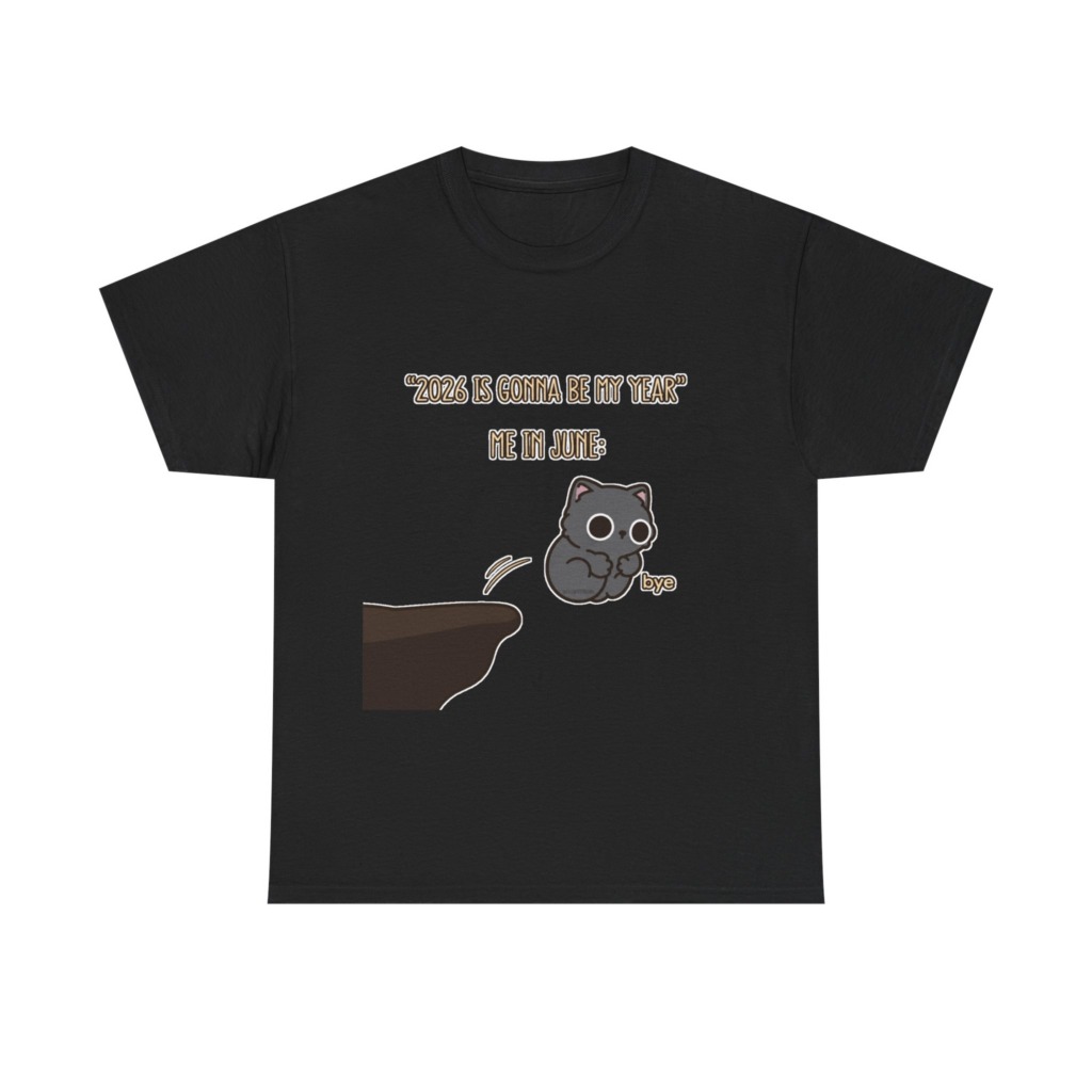T-Shirt: '2026 Is My Year' Bubu Cat Meme Print