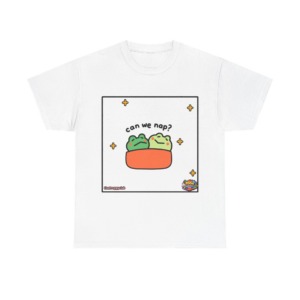Napping Frogs 'Can We Nap?' Graphic T-Shirt