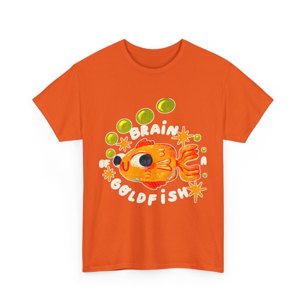 Goldfish 'Brain of a Goldfish' Graphic T-Shirt