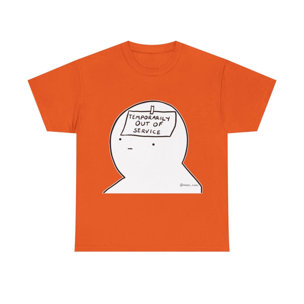 Graphic T-Shirt: Temporarily Out of Service Head