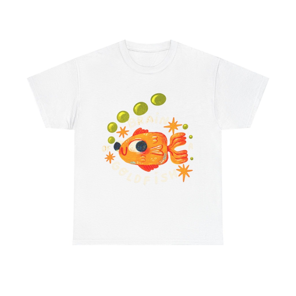 Goldfish 'Brain of a Goldfish' Graphic T-Shirt