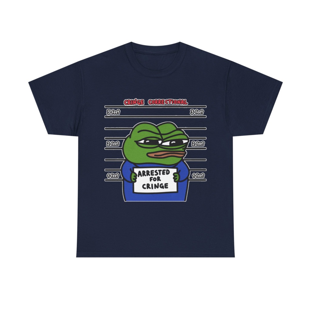 Pepe Frog Arrested for Cringe Mugshot T-Shirt