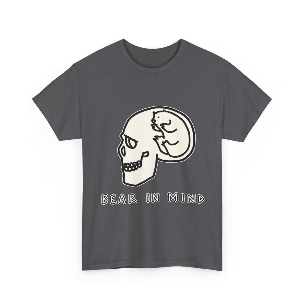 White Bear in Mind Skull Graphic T-Shirt
