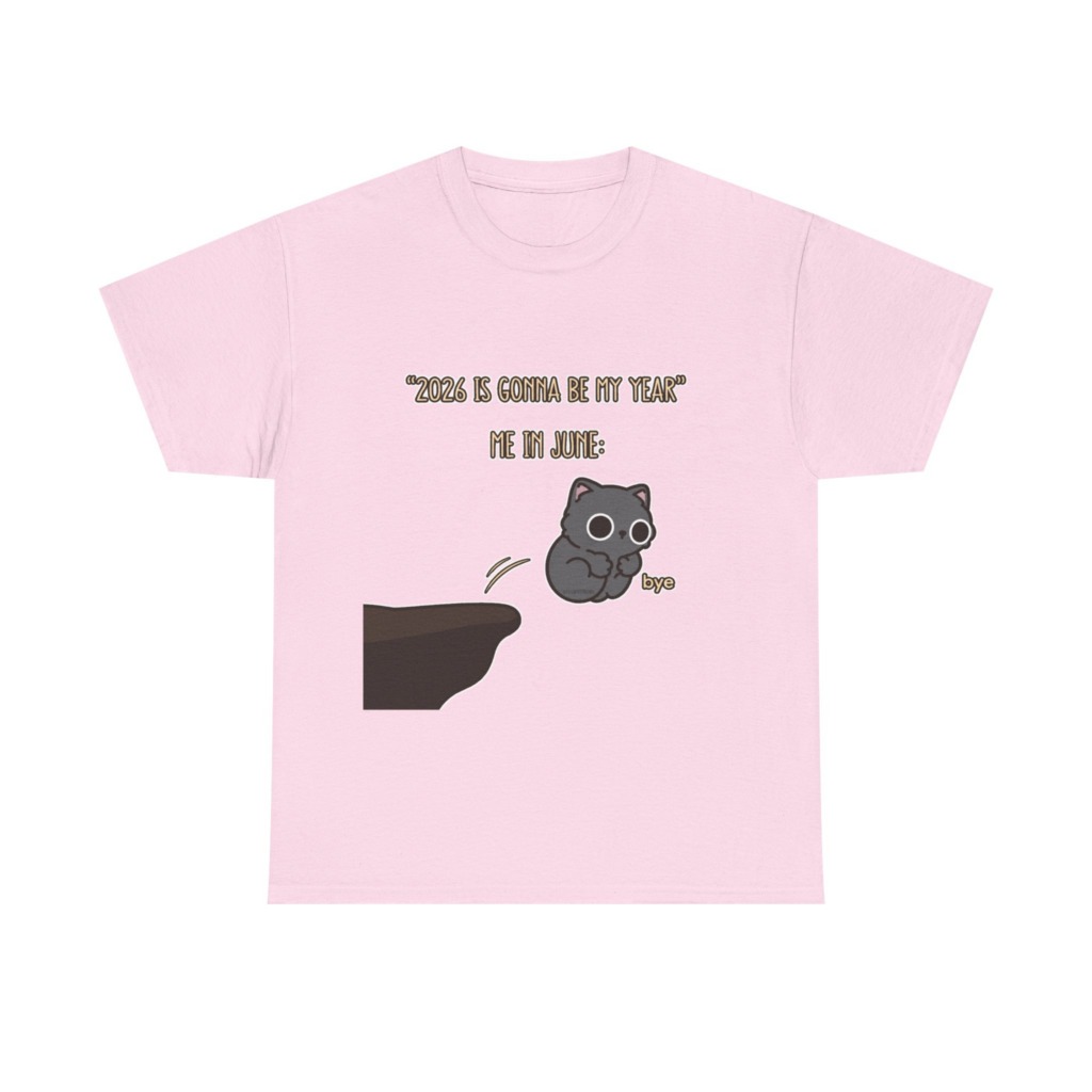 T-Shirt: '2026 Is My Year' Bubu Cat Meme Print