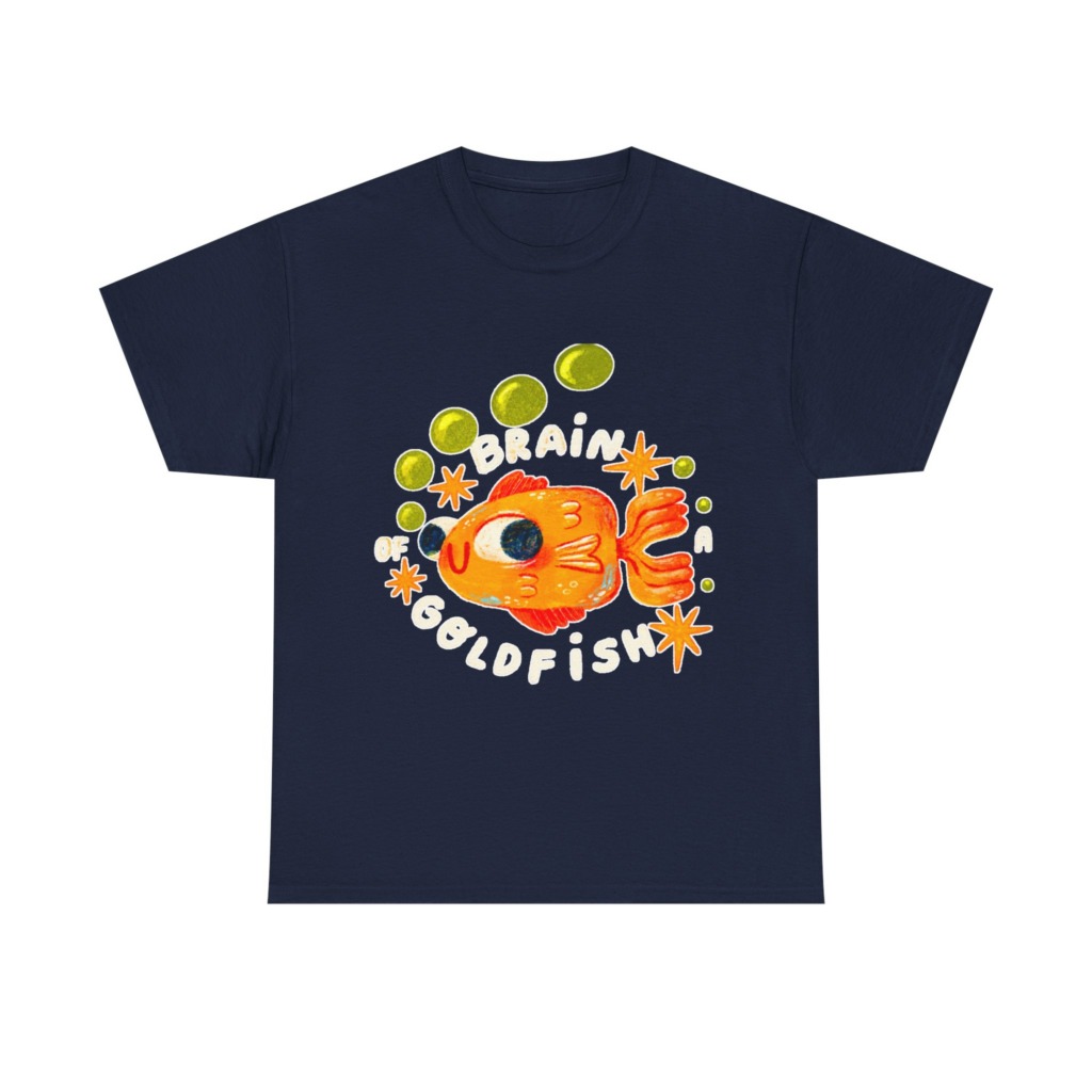 Goldfish 'Brain of a Goldfish' Graphic T-Shirt