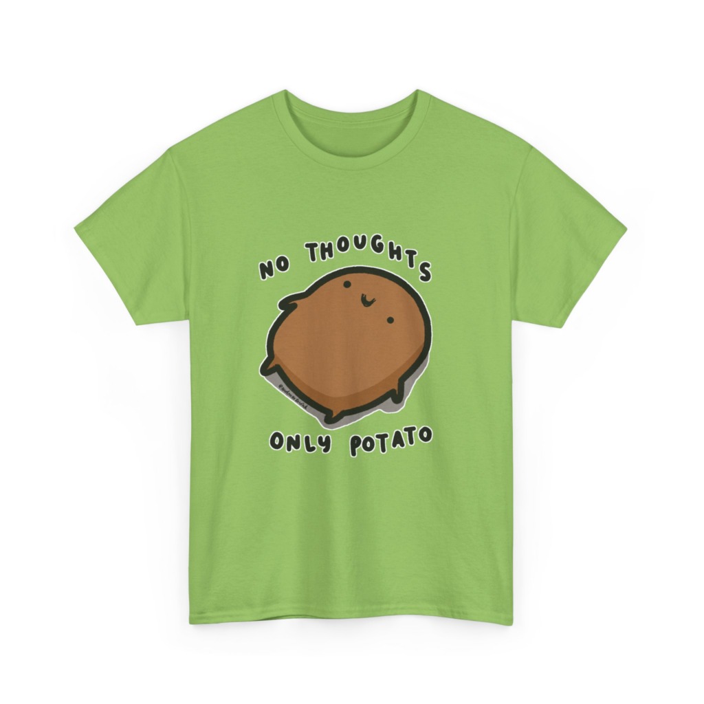Potato Graphic T-Shirt - No Thoughts Only Potato