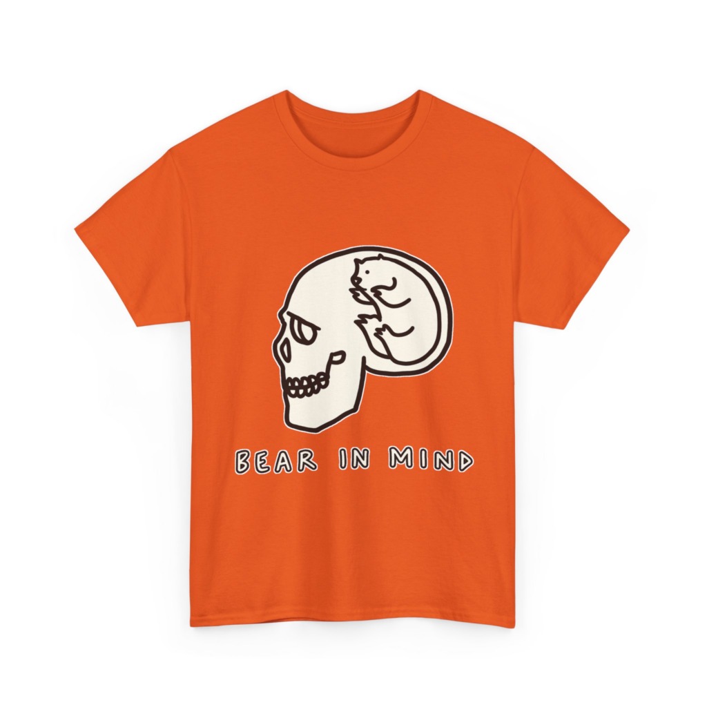 White Bear in Mind Skull Graphic T-Shirt