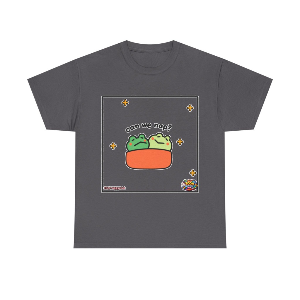 Napping Frogs 'Can We Nap?' Graphic T-Shirt