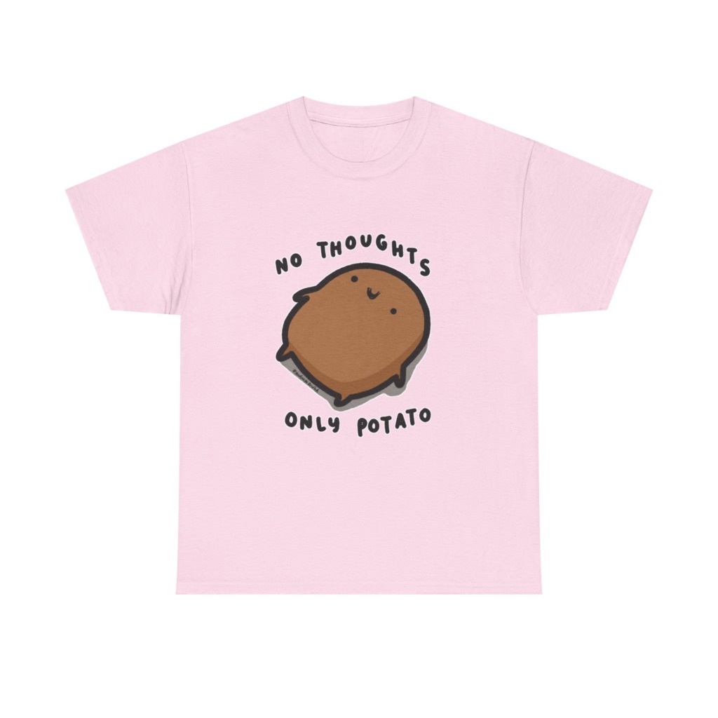 Potato Graphic T-Shirt - No Thoughts Only Potato