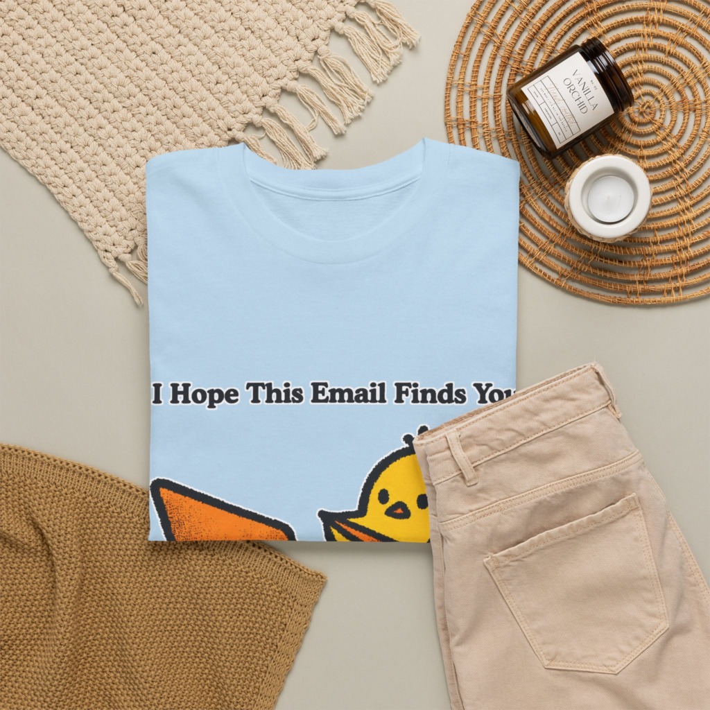 T-Shirt: "Email Finds You Before I Do" Chick