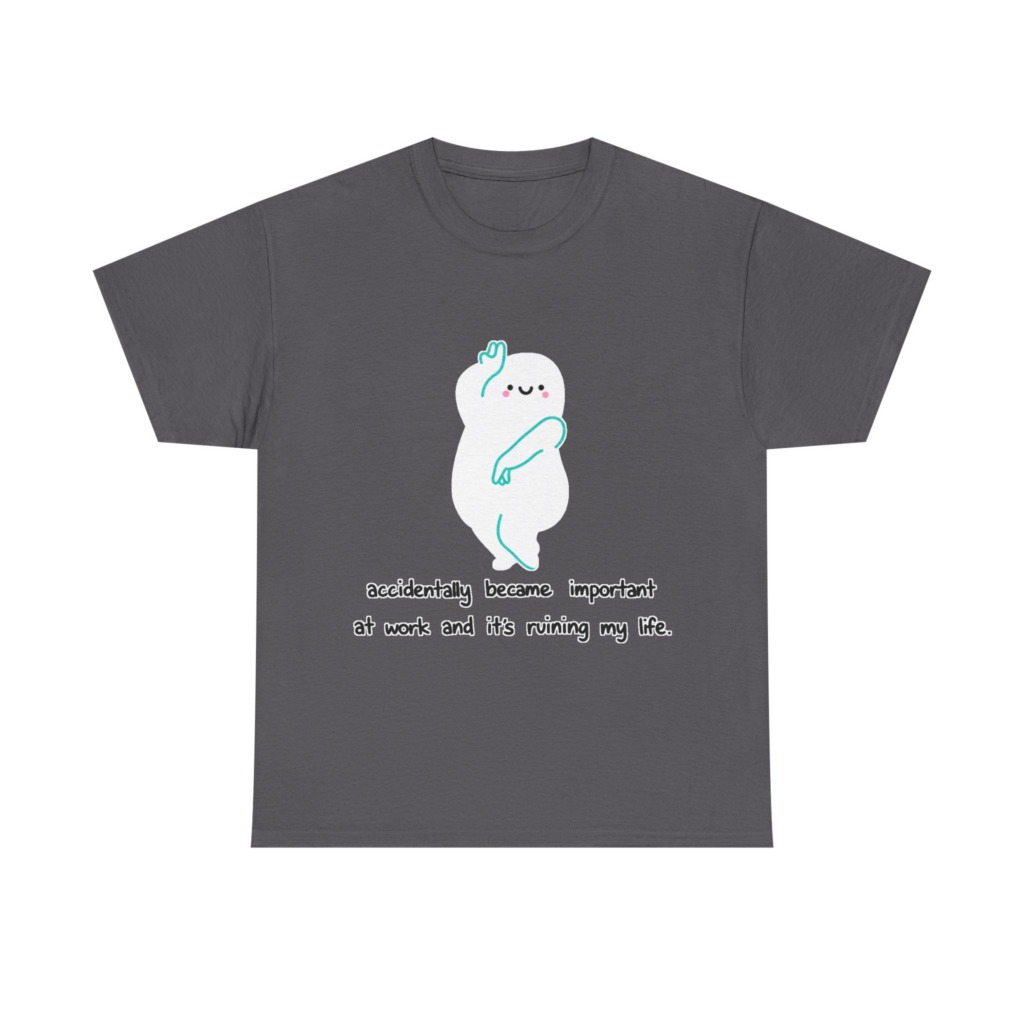 White "Accidentally Important" Graphic Tee