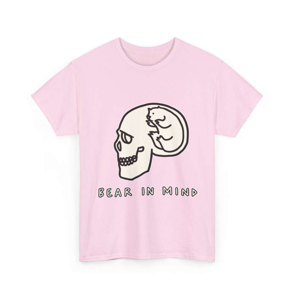 White Bear in Mind Skull Graphic T-Shirt