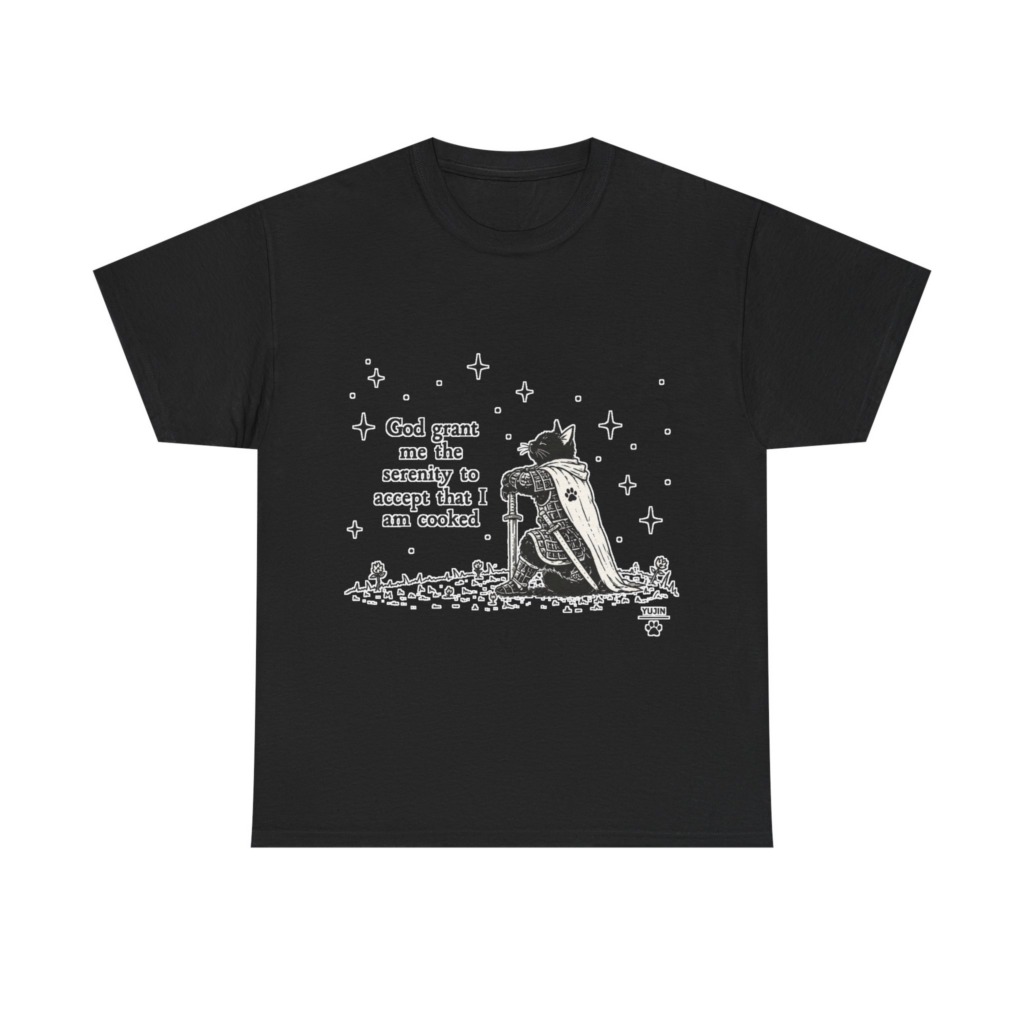 Cat Knight 'I Am Cooked' Graphic Tee