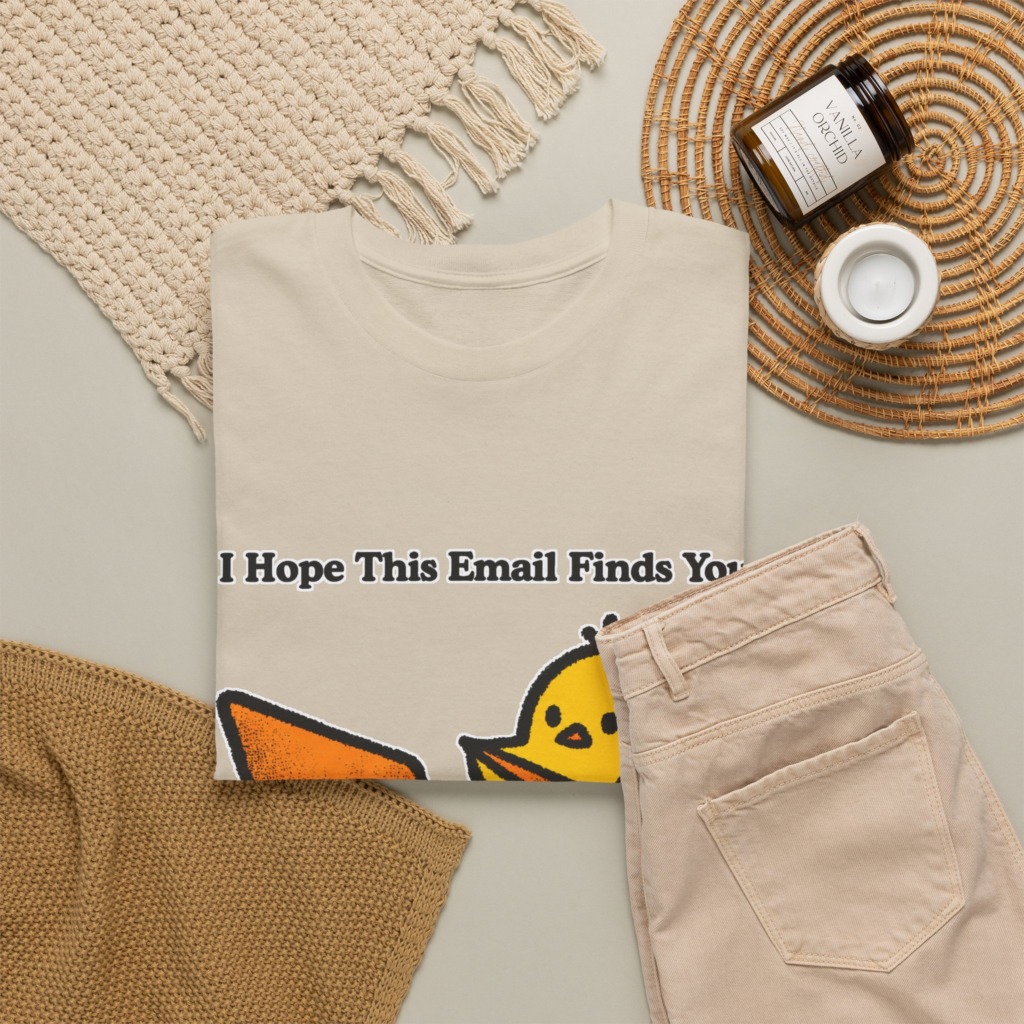 T-Shirt: "Email Finds You Before I Do" Chick