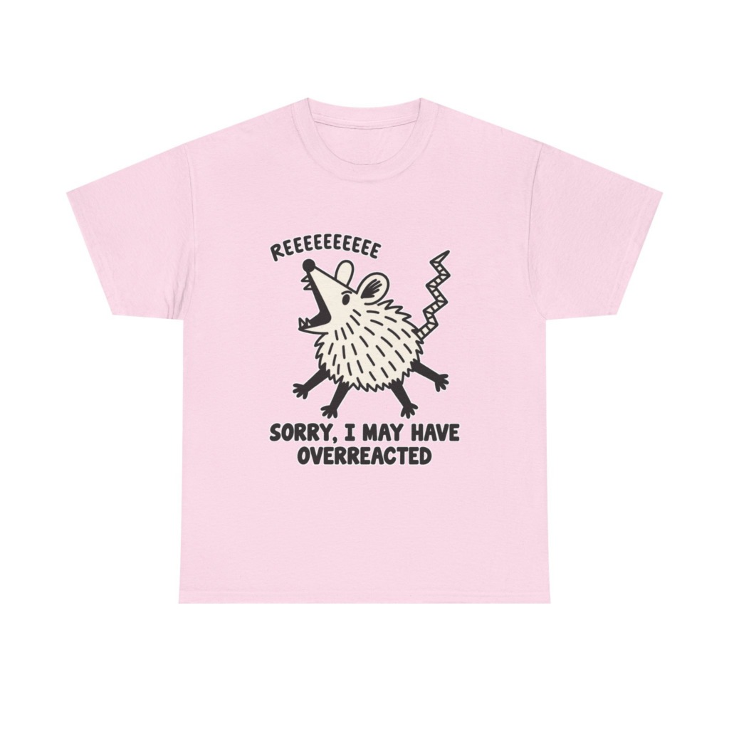 Opossum Overreaction Graphic T-Shirt