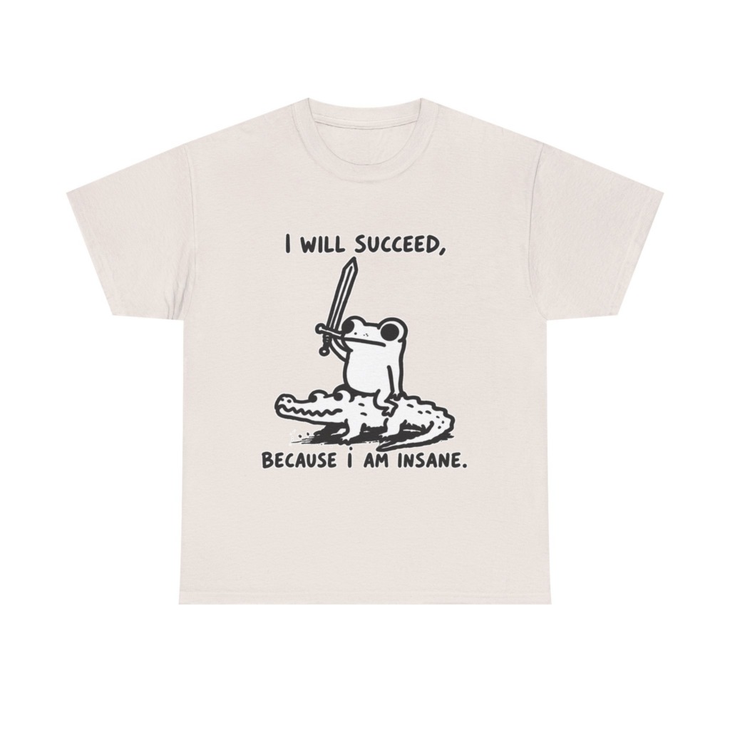 Graphic T-Shirt: Insane Frog Rider with Sword