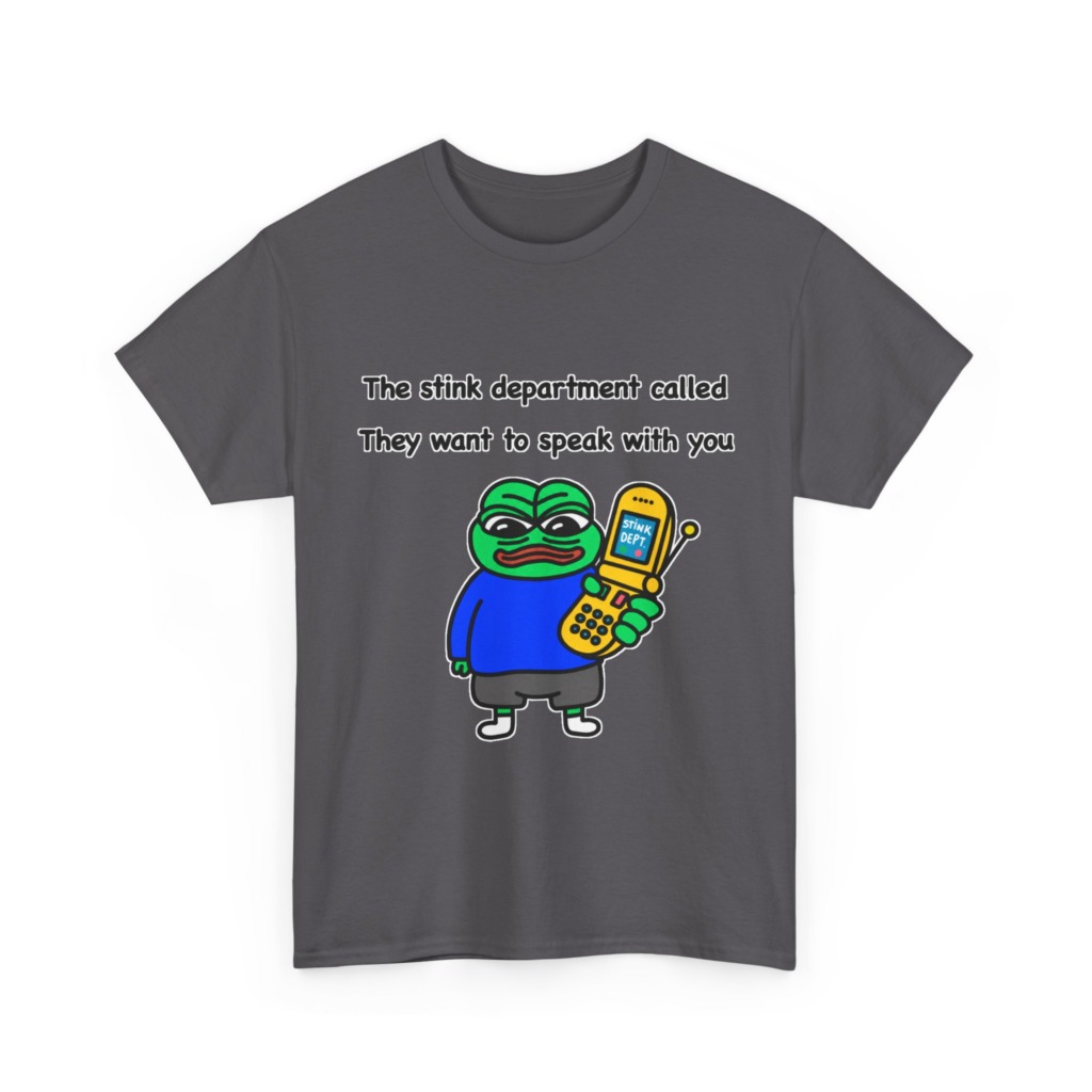 T-Shirt: Pepe Frog 'Stink Department' Call Graphic