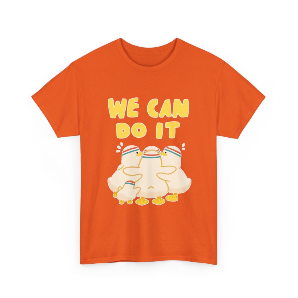 White 'We Can Do It' Duckling Huddle Graphic Tee