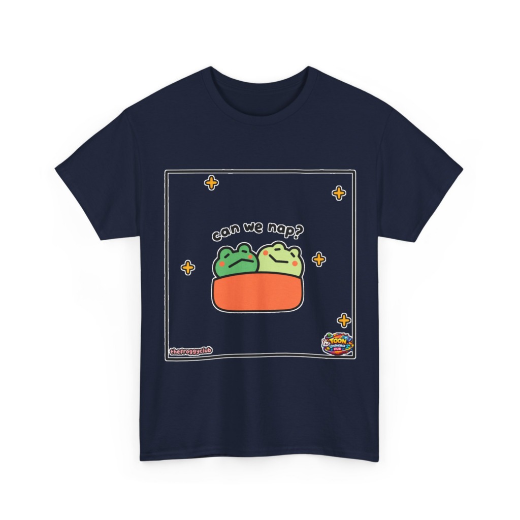 Napping Frogs 'Can We Nap?' Graphic T-Shirt