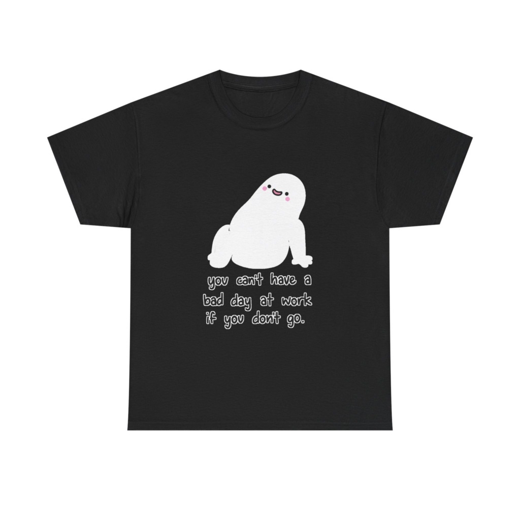 Ghost 'No Work Bad Day' Graphic Tee