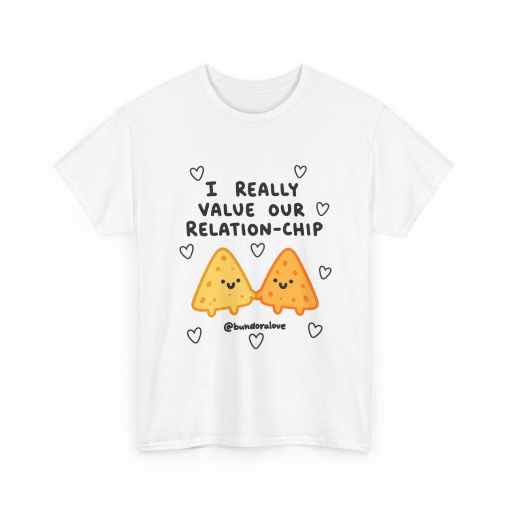 T-Shirt: Cute Nacho 'Relation-Chip' Graphic