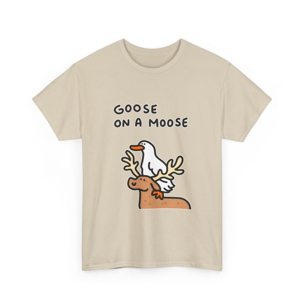 Goose on a Moose Graphic T-Shirt