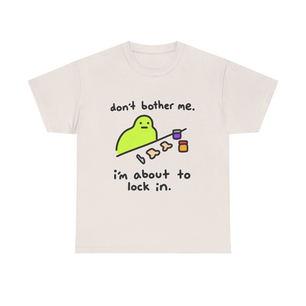 Lime Blob 'Lock In' Graphic T-Shirt