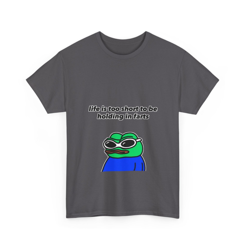 T-shirt: Pepe Frog 'Life's Too Short' Graphic Tee