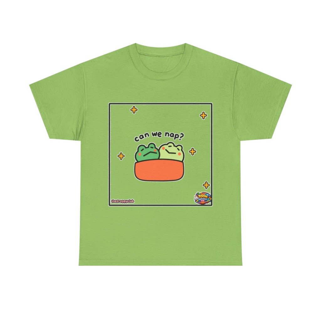 Napping Frogs 'Can We Nap?' Graphic T-Shirt