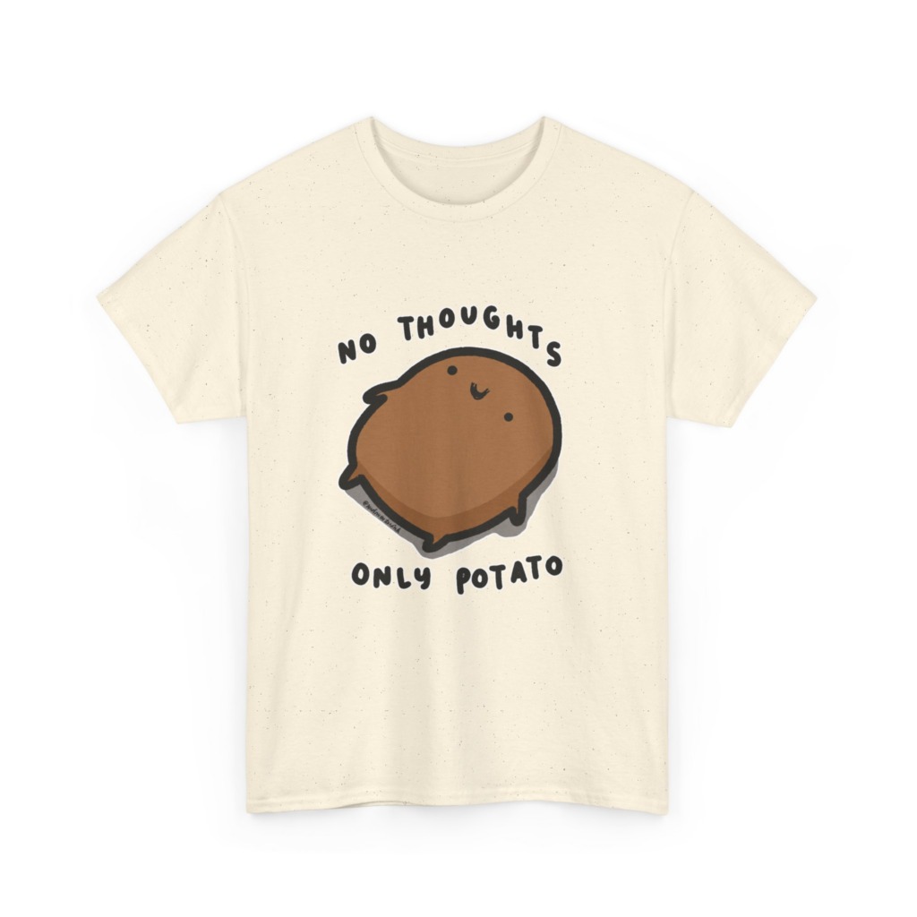 Potato Graphic T-Shirt - No Thoughts Only Potato