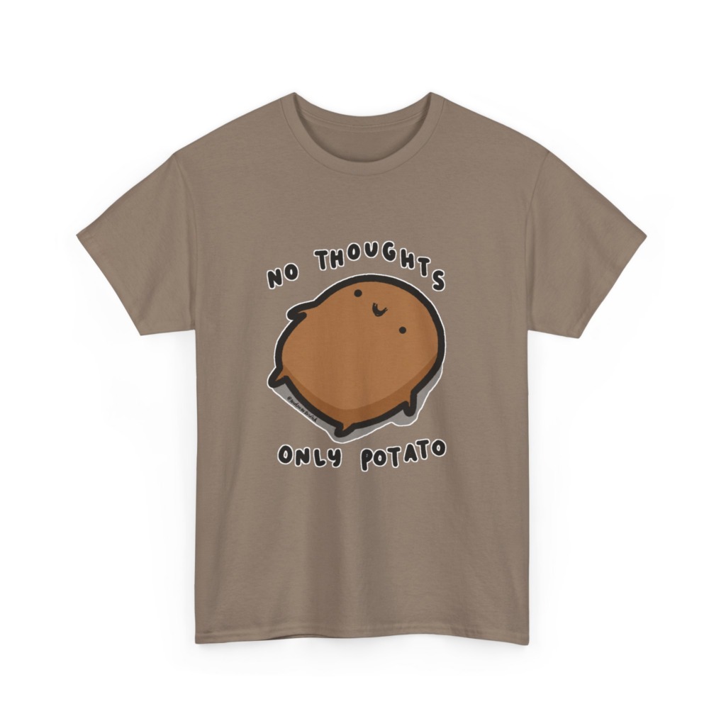 Potato Graphic T-Shirt - No Thoughts Only Potato